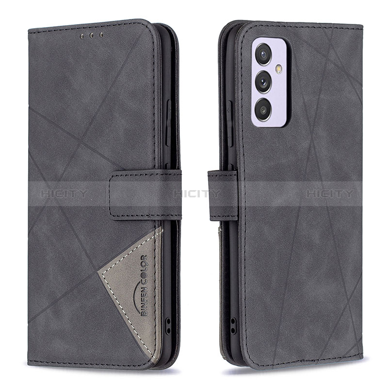 Leather Case Stands Flip Cover Holder B08F for Samsung Galaxy A24 4G