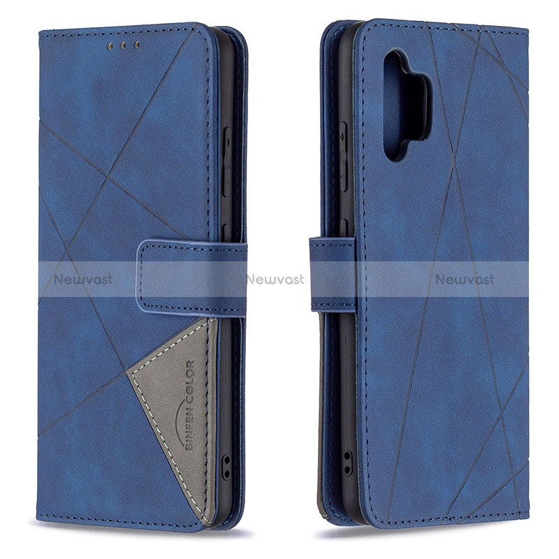 Leather Case Stands Flip Cover Holder B08F for Samsung Galaxy A32 4G