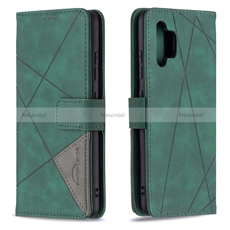 Leather Case Stands Flip Cover Holder B08F for Samsung Galaxy A32 4G