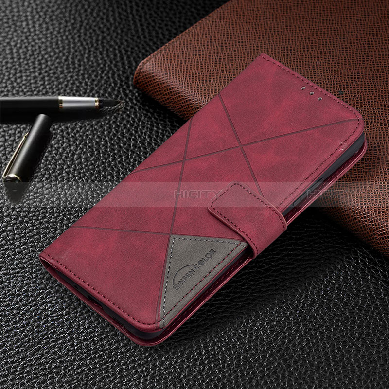 Leather Case Stands Flip Cover Holder B08F for Samsung Galaxy A34 5G