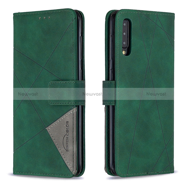 Leather Case Stands Flip Cover Holder B08F for Samsung Galaxy A50S