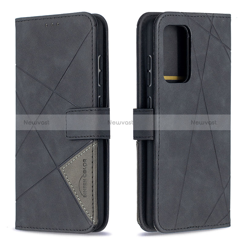 Leather Case Stands Flip Cover Holder B08F for Samsung Galaxy A52 4G