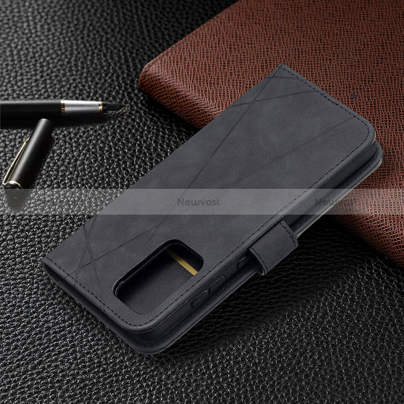 Leather Case Stands Flip Cover Holder B08F for Samsung Galaxy A52 5G