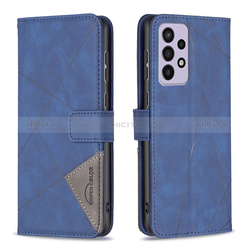 Leather Case Stands Flip Cover Holder B08F for Samsung Galaxy A73 5G