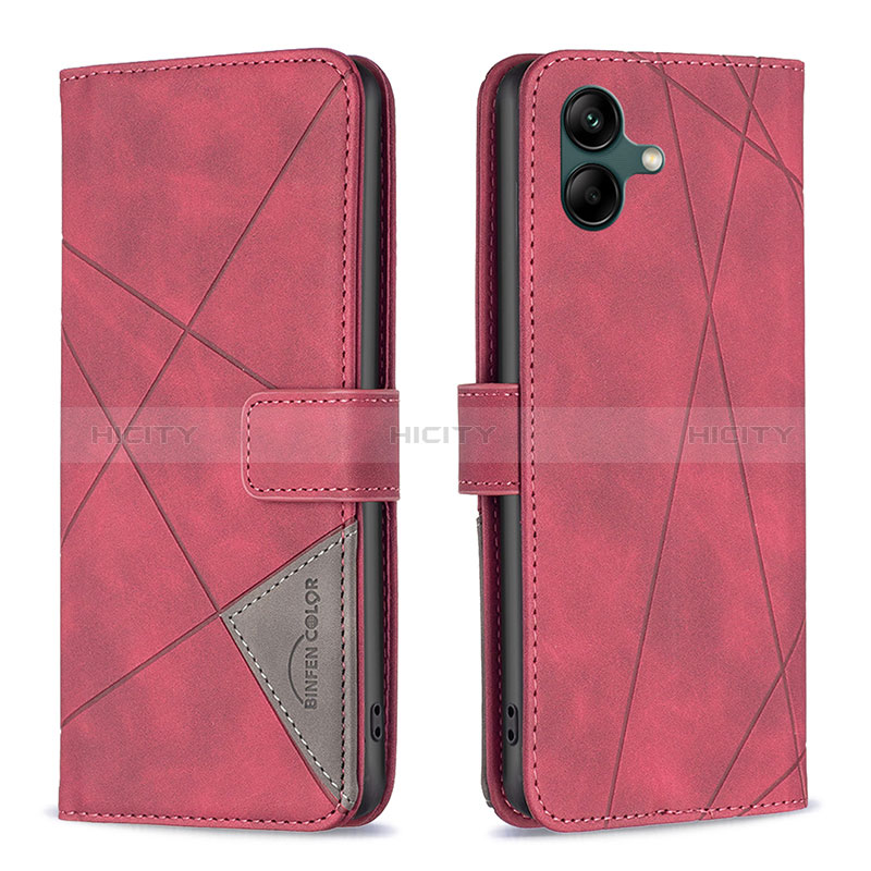 Leather Case Stands Flip Cover Holder B08F for Samsung Galaxy F04