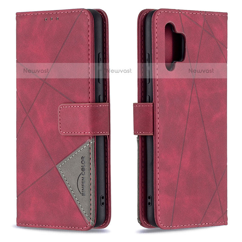 Leather Case Stands Flip Cover Holder B08F for Samsung Galaxy M32 5G