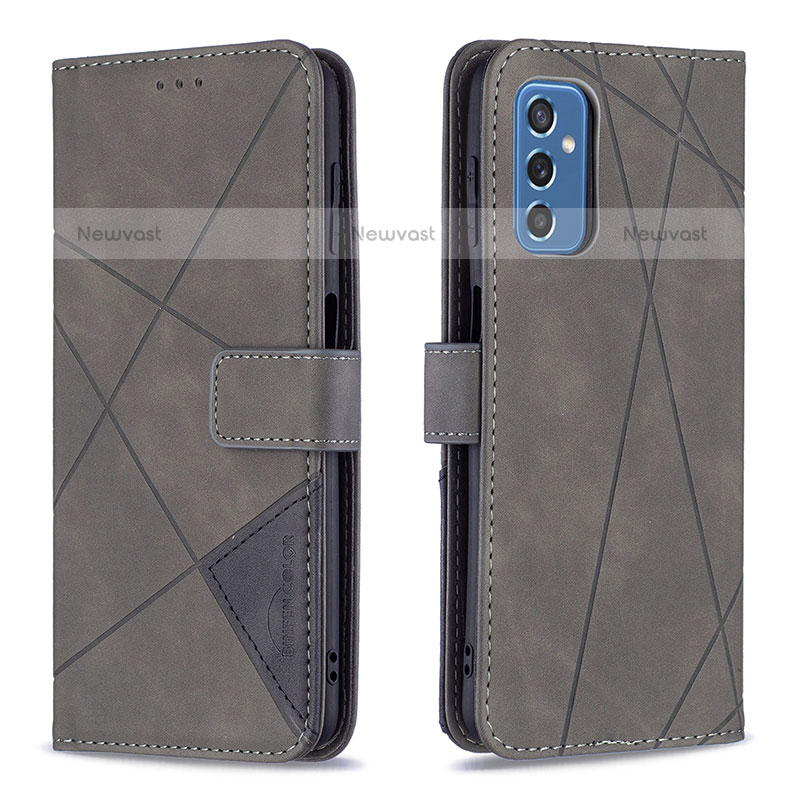 Leather Case Stands Flip Cover Holder B08F for Samsung Galaxy M52 5G