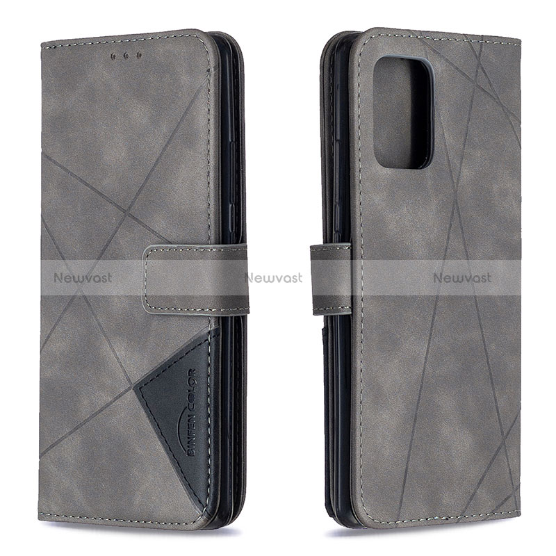 Leather Case Stands Flip Cover Holder B08F for Samsung Galaxy M80S