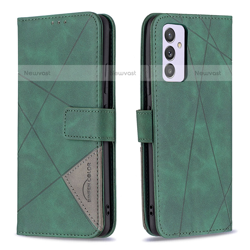 Leather Case Stands Flip Cover Holder B08F for Samsung Galaxy Quantum2 5G