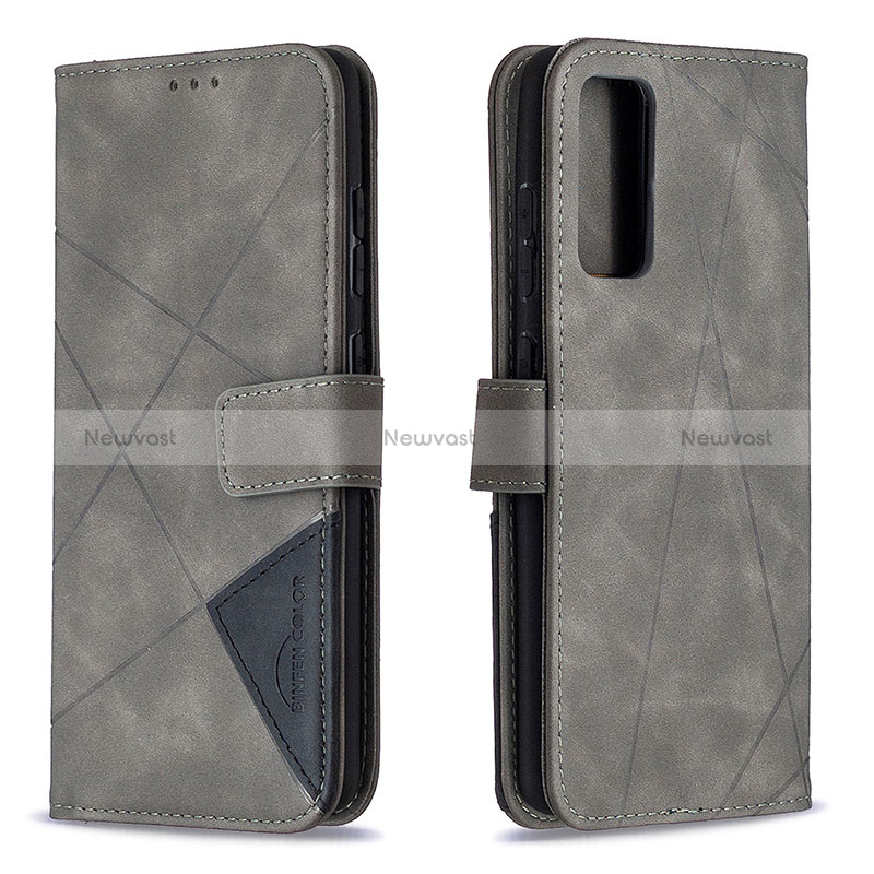 Leather Case Stands Flip Cover Holder B08F for Samsung Galaxy S20 Lite 5G