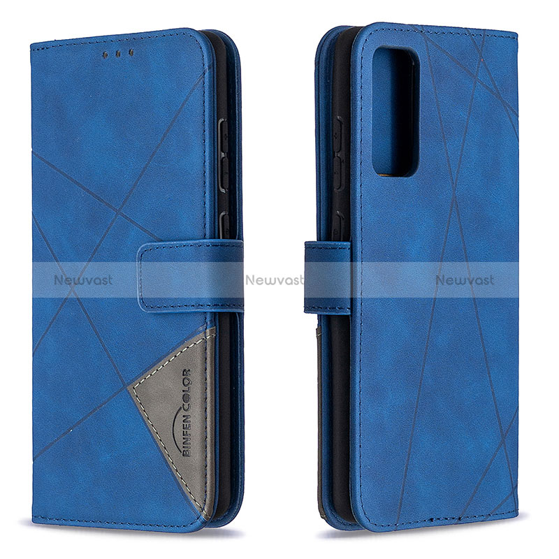 Leather Case Stands Flip Cover Holder B08F for Samsung Galaxy S20 Lite 5G