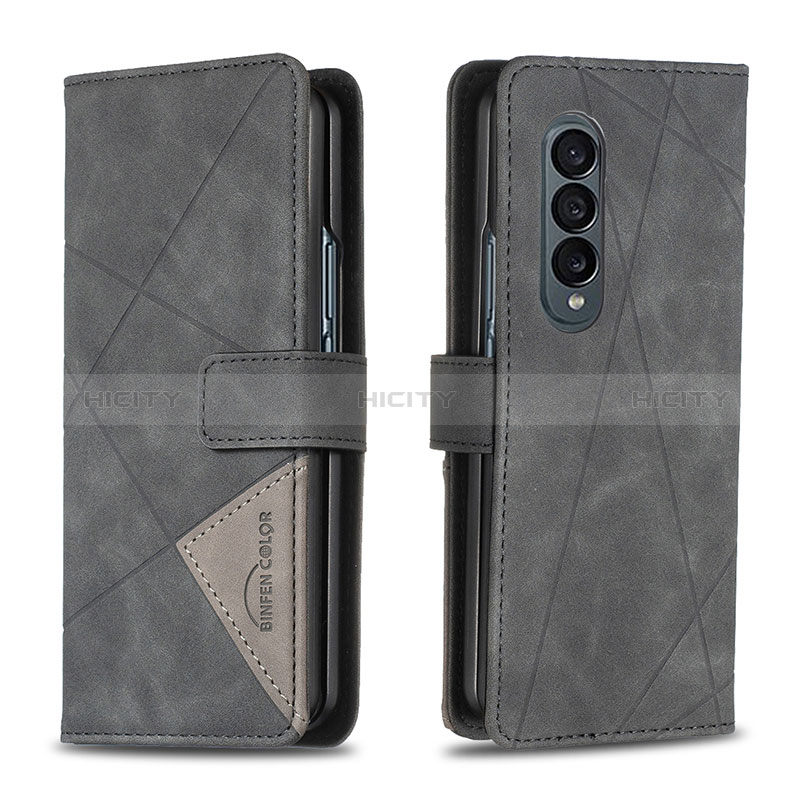 Leather Case Stands Flip Cover Holder B08F for Samsung Galaxy Z Fold4 5G