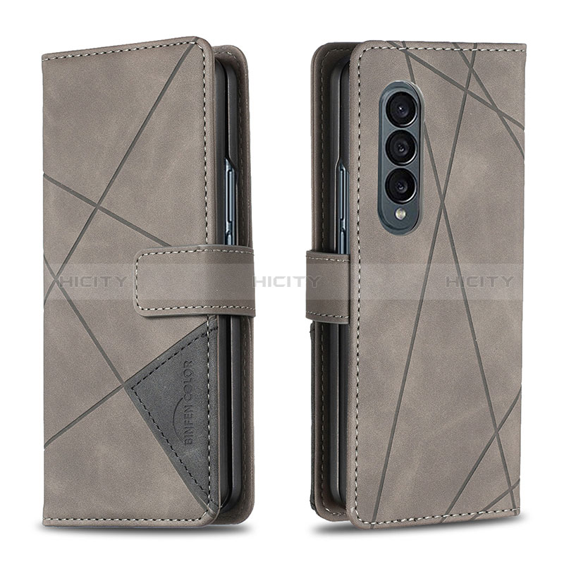 Leather Case Stands Flip Cover Holder B08F for Samsung Galaxy Z Fold4 5G