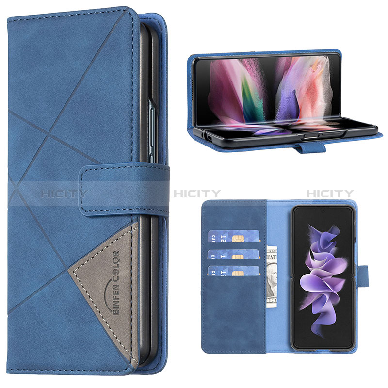 Leather Case Stands Flip Cover Holder B08F for Samsung Galaxy Z Fold4 5G