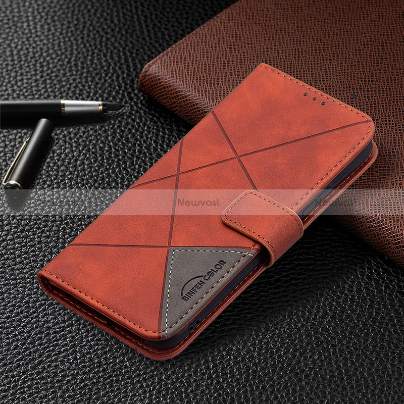 Leather Case Stands Flip Cover Holder B08F for Vivo Y11