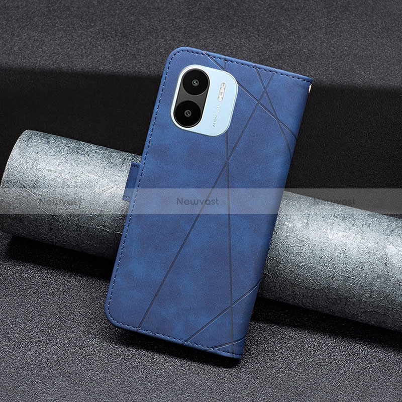 Leather Case Stands Flip Cover Holder B08F for Xiaomi Poco C50