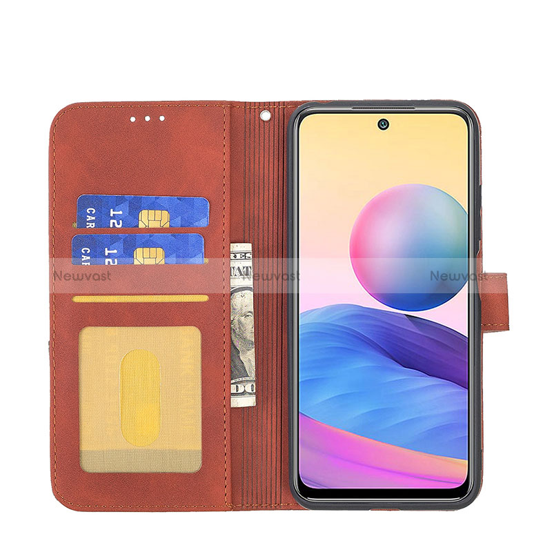 Leather Case Stands Flip Cover Holder B08F for Xiaomi Redmi Note 11 SE 5G