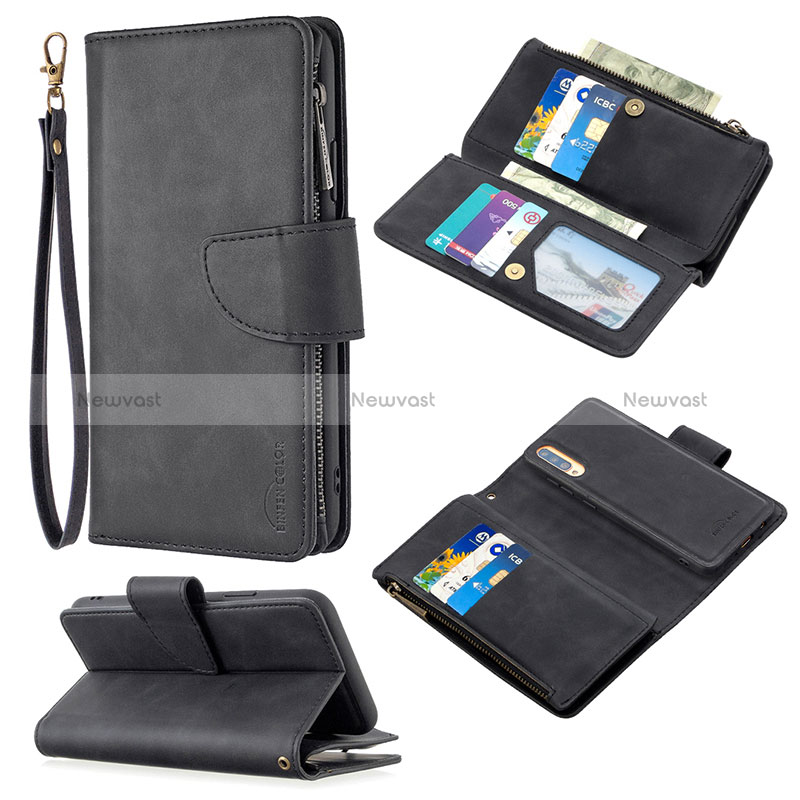 Leather Case Stands Flip Cover Holder B09F for Samsung Galaxy A70