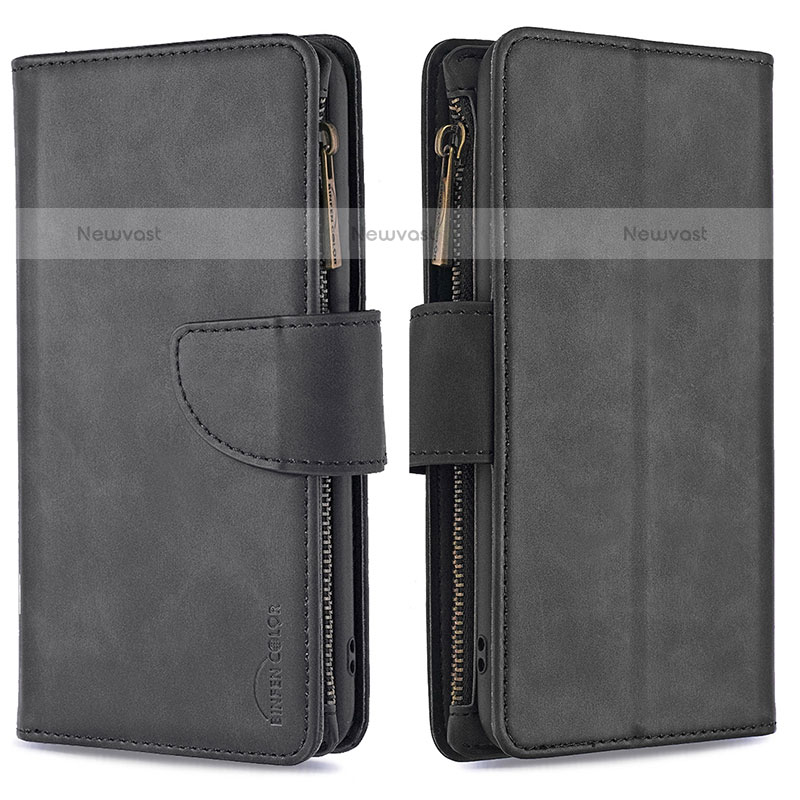 Leather Case Stands Flip Cover Holder B09F for Samsung Galaxy M10