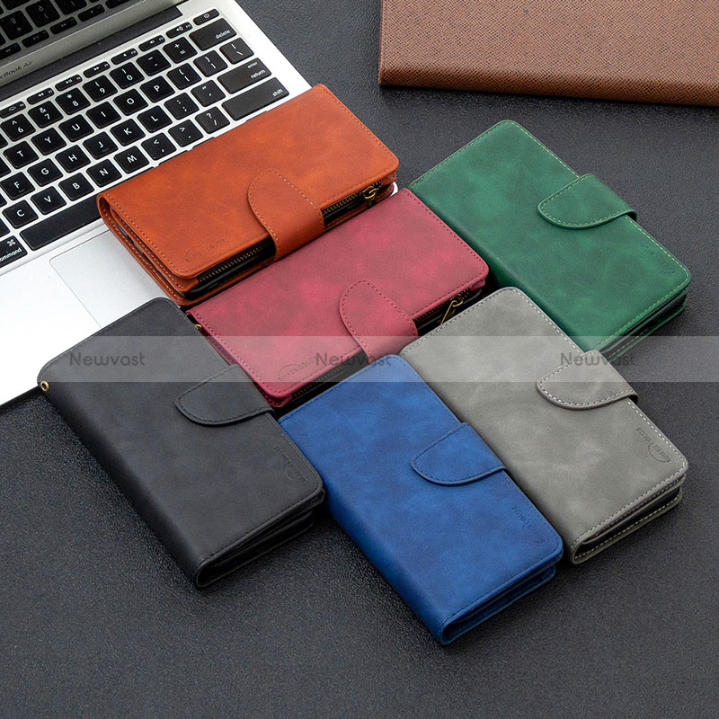 Leather Case Stands Flip Cover Holder B09F for Samsung Galaxy M60s