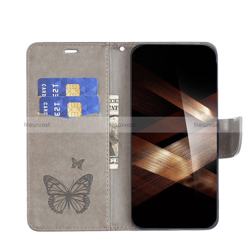 Leather Case Stands Flip Cover Holder B09F for Xiaomi Redmi Note 13 5G