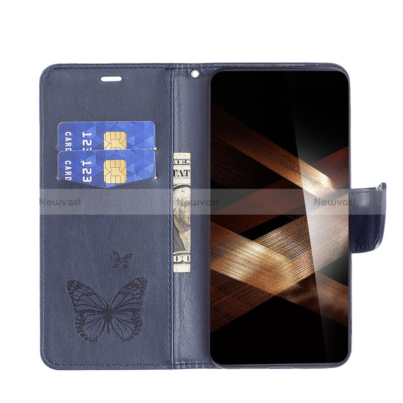 Leather Case Stands Flip Cover Holder B09F for Xiaomi Redmi Note 13 Pro 5G