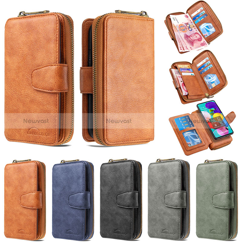 Leather Case Stands Flip Cover Holder B10F for Samsung Galaxy A51 5G