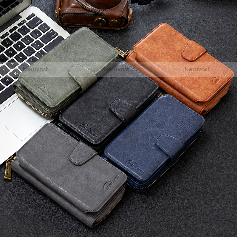 Leather Case Stands Flip Cover Holder B10F for Samsung Galaxy S20 Ultra 5G