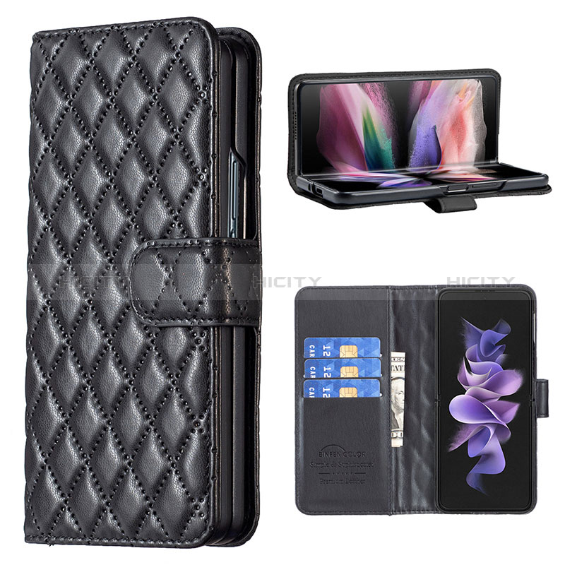 Leather Case Stands Flip Cover Holder B10F for Samsung Galaxy Z Fold4 5G