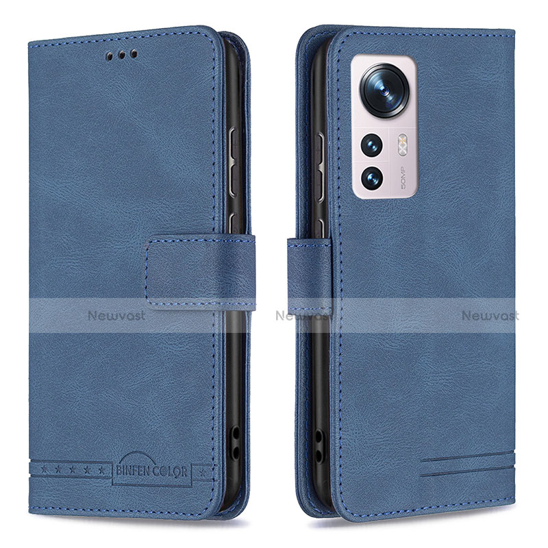 Leather Case Stands Flip Cover Holder B10F for Xiaomi Mi 12 5G