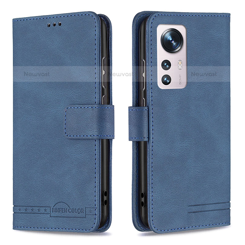 Leather Case Stands Flip Cover Holder B10F for Xiaomi Mi 12X 5G