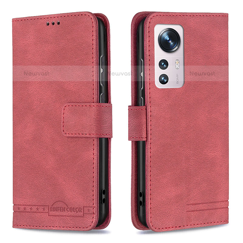 Leather Case Stands Flip Cover Holder B10F for Xiaomi Mi 12X 5G