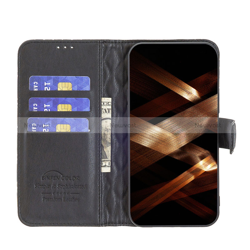 Leather Case Stands Flip Cover Holder B11F for Motorola Moto X40 5G