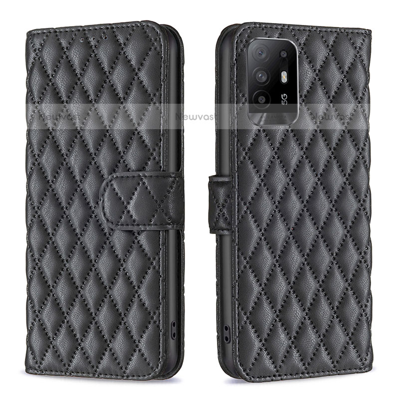 Leather Case Stands Flip Cover Holder B11F for Oppo A94 5G