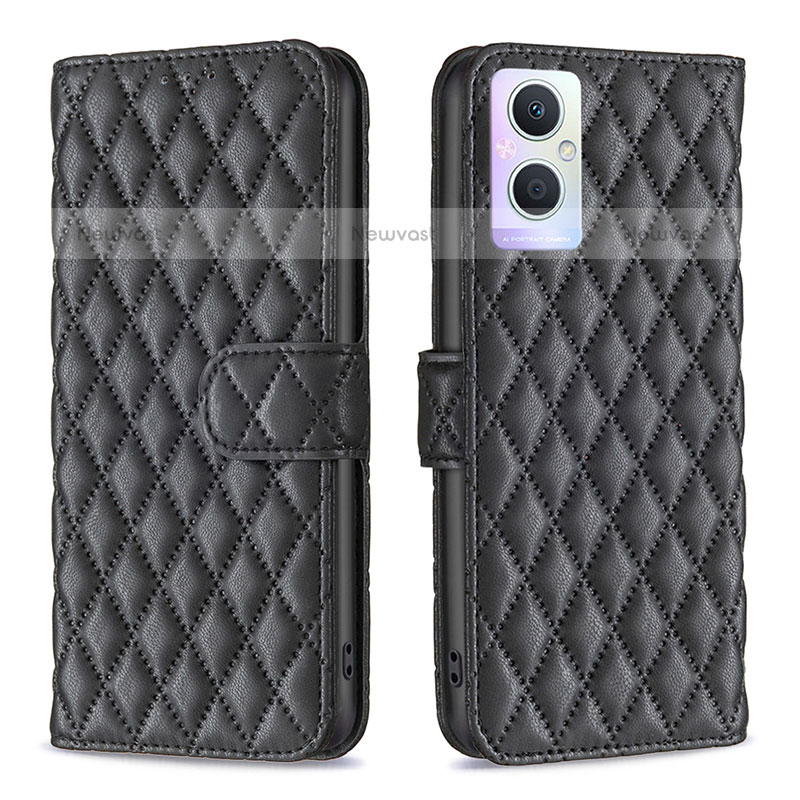 Leather Case Stands Flip Cover Holder B11F for Oppo F21 Pro 5G