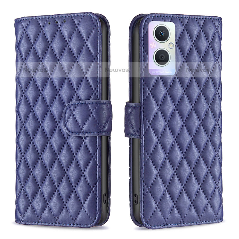 Leather Case Stands Flip Cover Holder B11F for Oppo F21 Pro 5G