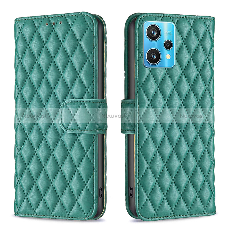 Leather Case Stands Flip Cover Holder B11F for Realme 9 4G