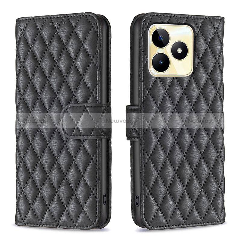 Leather Case Stands Flip Cover Holder B11F for Realme C53