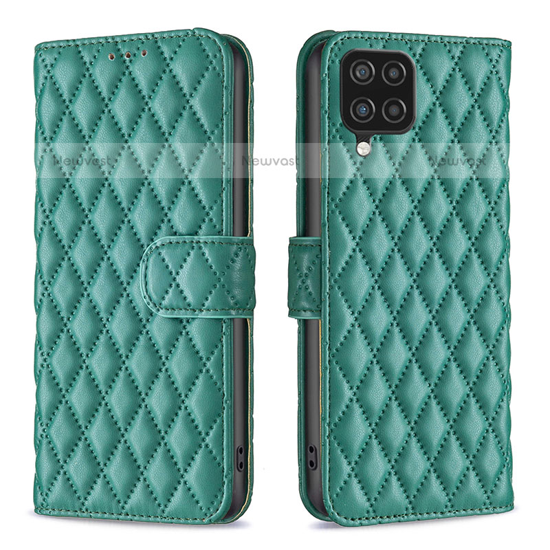 Leather Case Stands Flip Cover Holder B11F for Samsung Galaxy A12