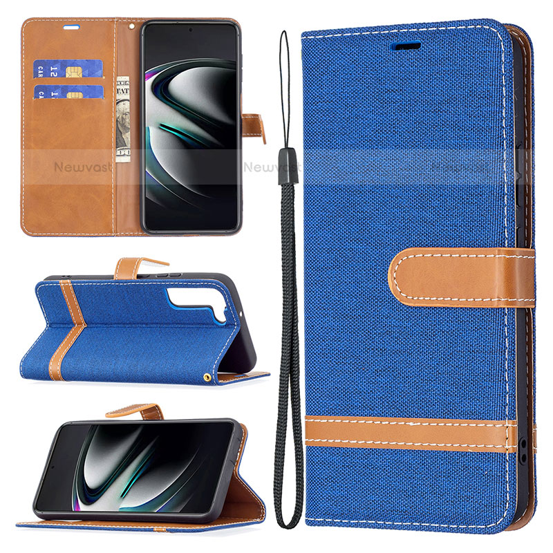 Leather Case Stands Flip Cover Holder B11F for Samsung Galaxy S21 Plus 5G