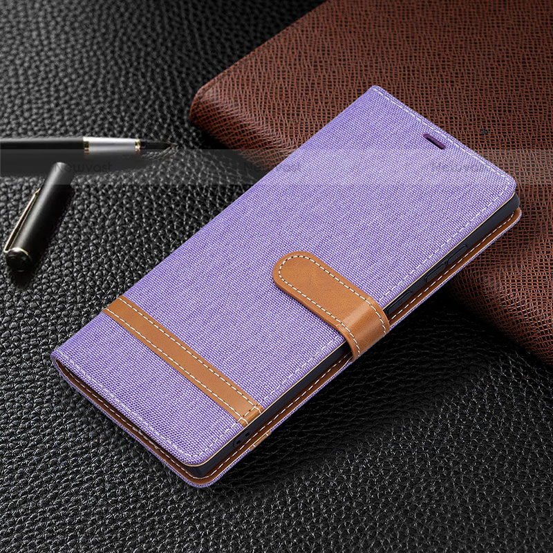 Leather Case Stands Flip Cover Holder B11F for Samsung Galaxy S21 Ultra 5G