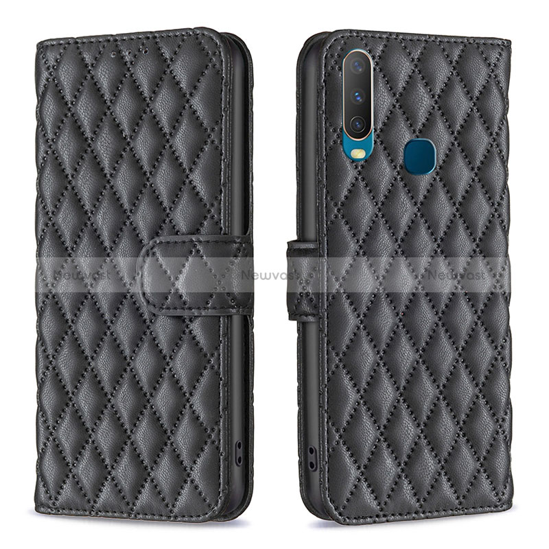 Leather Case Stands Flip Cover Holder B11F for Vivo Y11