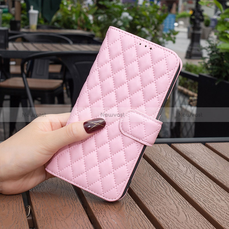Leather Case Stands Flip Cover Holder B11F for Vivo Y11s