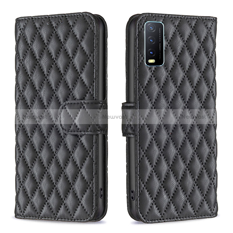 Leather Case Stands Flip Cover Holder B11F for Vivo Y12G