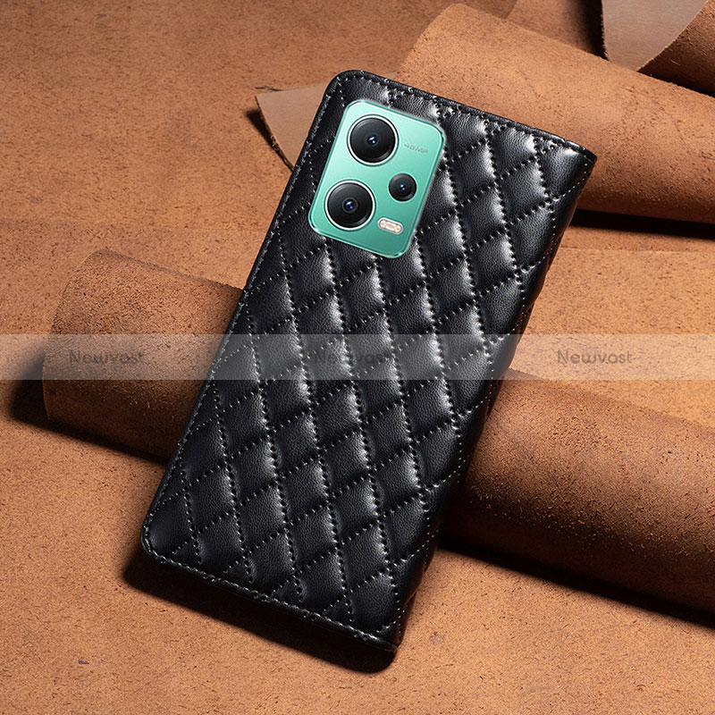 Leather Case Stands Flip Cover Holder B11F for Xiaomi Poco X5 5G