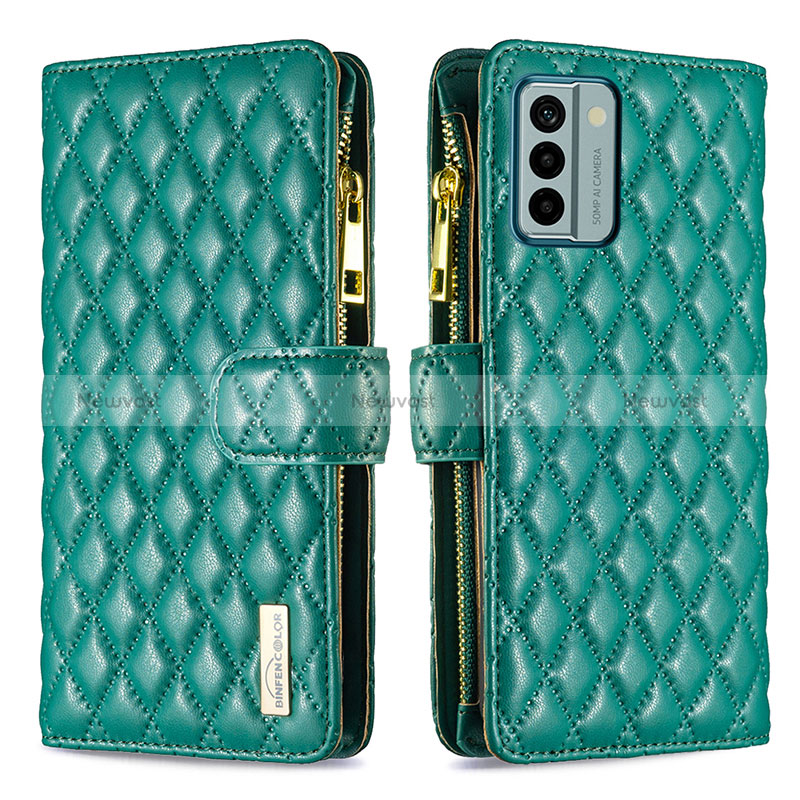 Leather Case Stands Flip Cover Holder B12F for Nokia G22