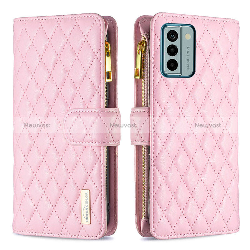 Leather Case Stands Flip Cover Holder B12F for Nokia G22