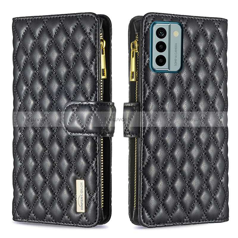 Leather Case Stands Flip Cover Holder B12F for Nokia G22