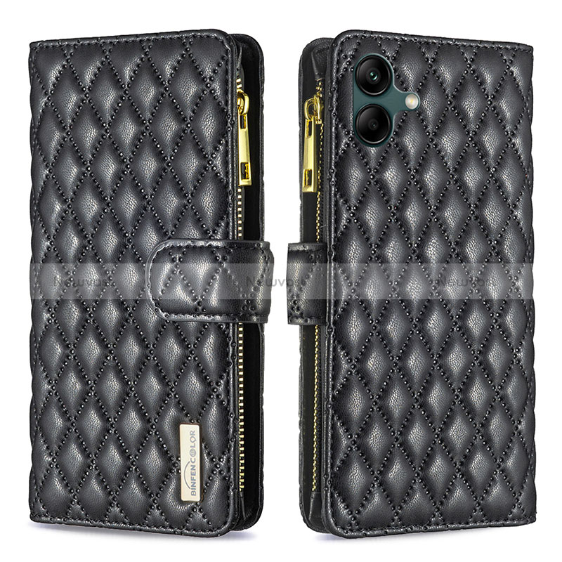 Leather Case Stands Flip Cover Holder B12F for Samsung Galaxy M04