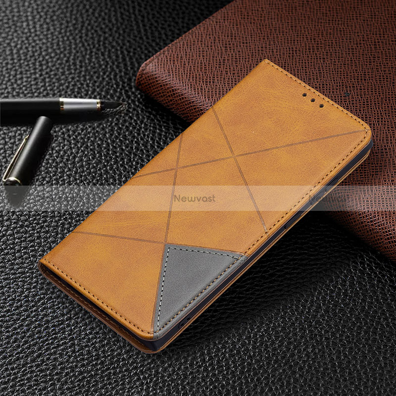 Leather Case Stands Flip Cover Holder B12F for Samsung Galaxy S24 Ultra 5G